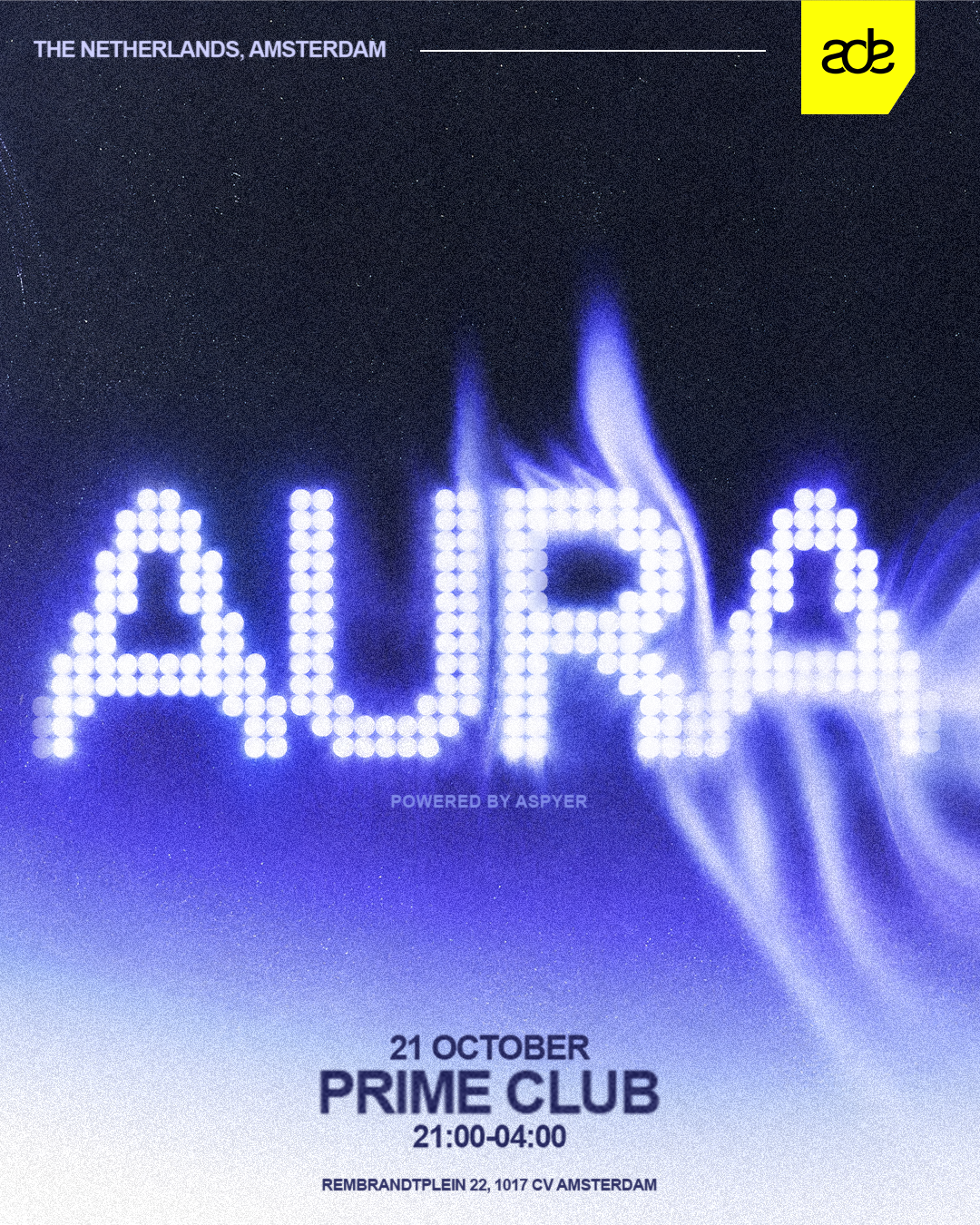 AURA event poster